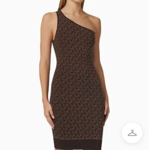 Michael Kors jacquard-logo mini dress